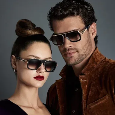 Lunettes de soleil DITA LXN-EVO Noires et Dorées — vue 4