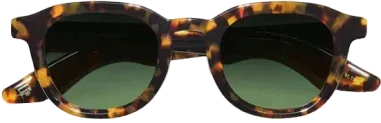 Lunettes de soleil Moscot DAHVEN rondes en acétate — vue 5