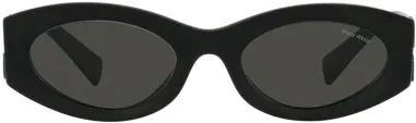 Lunettes de soleil ovales Miu Miu MU 11WS — vue 4
