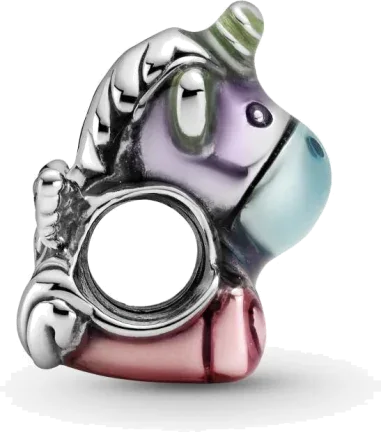 Charm Pandora Licorne Arc-en-Ciel Pandora Friends — vue 3