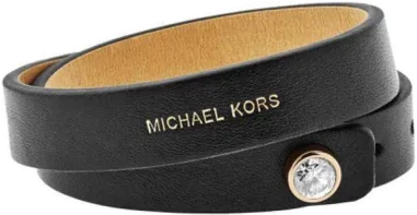 Bracelet Cuir Noir Michael Kors