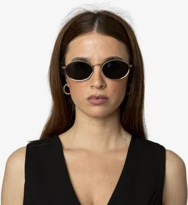 Lunettes de soleil ovales Prada PR 65ZS — vue 4
