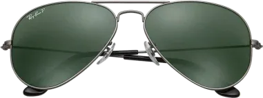 Ray-Ban Aviator Large Metal Argent Polarisé — vue 2