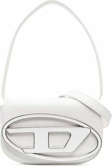 Sac à main Diesel 1DR Medium en cuir blanc