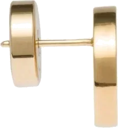 Boucles d'oreilles Miu Miu disque à logo embossé — vue 2