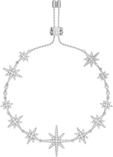 Bracelet APM Monaco Ajustable Multi-Météorites Argent 925