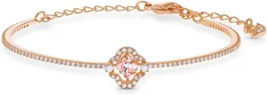 Bracelet Jonc Sparkling Dance Rose Plaqué Or Rose