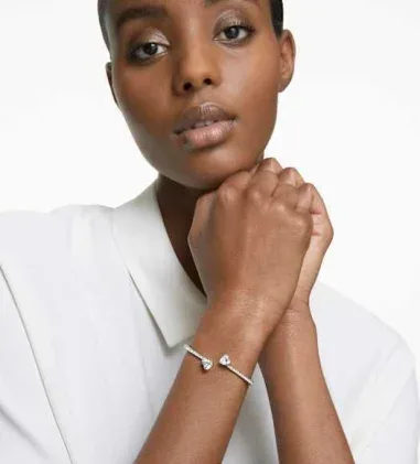 Bracelet Jonc Attract Soul Plaqué Rhodium — vue 4