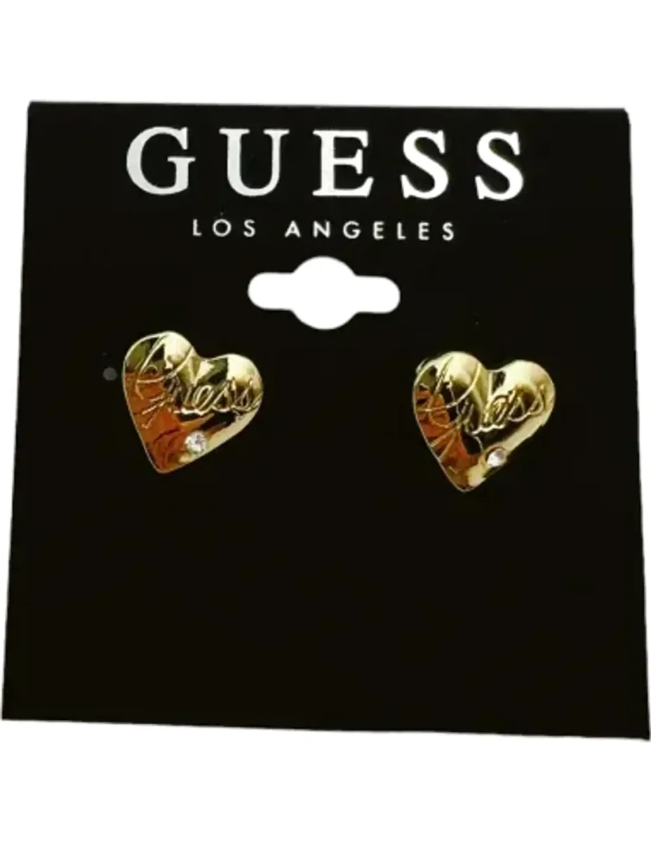 Boucles d'oreilles Guess Cœur Zircon