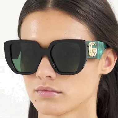 Lunettes de soleil Gucci Logo GG0956S Oversize — vue 7