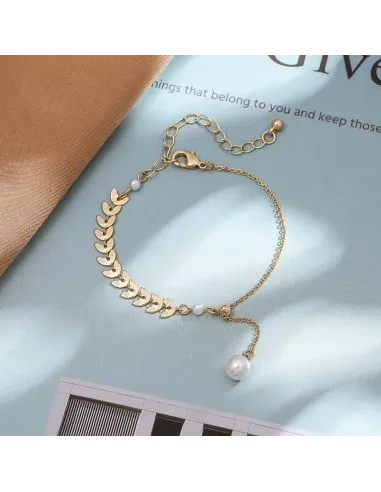 Bracelet Épis de Blé et Perles Victoria Bradley — vue 2