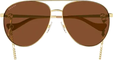 Lunettes de soleil Gucci GG1088S - Forme pilote — vue 12