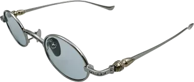 Lunettes de soleil rondes Chrome Hearts vintage en métal — vue 16