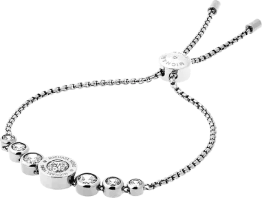 Bracelet Michael Kors Argent à Fermoir Coulissant