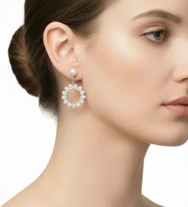Boucles d'oreilles Asymétriques Up And Down APM Monaco — vue 2