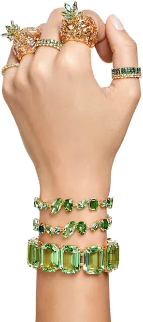 Bracelet Gema Cristaux Verts - Swarovski — vue 5