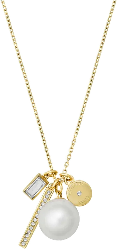Collier Michael Kors Acier Doré et Perle — vue 2