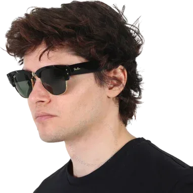 Lunettes de soleil Ray-Ban Mega Clubmaster noires — vue 4