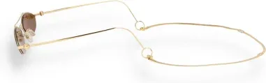 Lunettes de Soleil Cat-eye Fendi Baguette Doré — vue 3