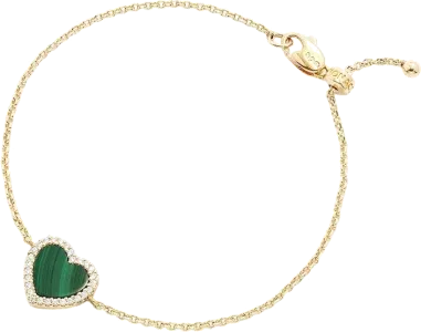 Bracelet Cœur Malachite APM Monaco