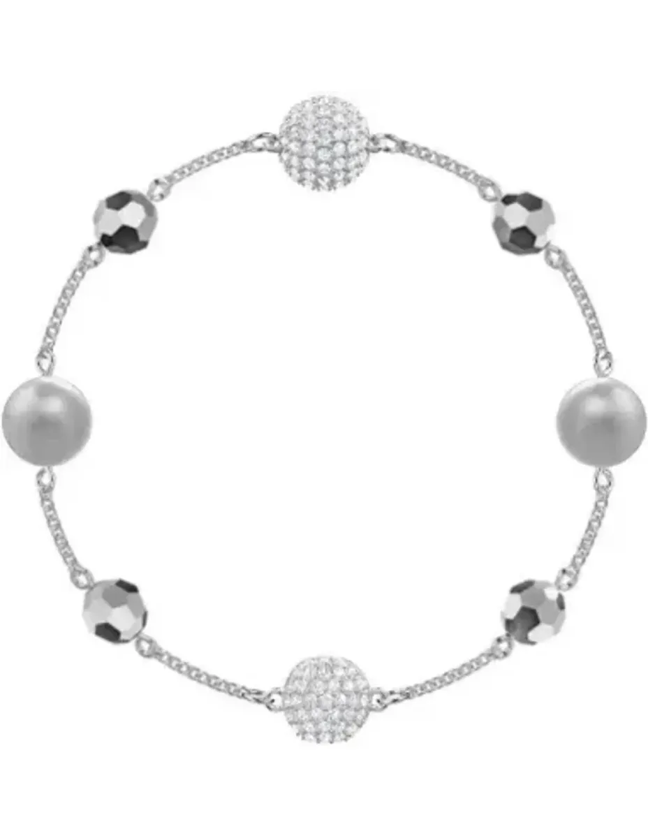 Bracelet Swarovski Remix Perles Grises