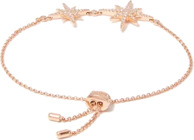 Bracelet APM Monaco Double Météorites Plaqué Or Rose — vue 3