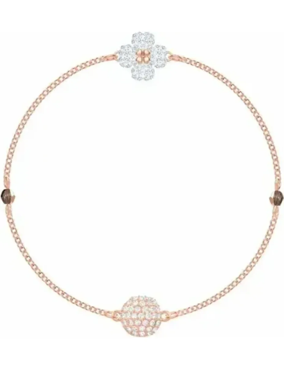 Bracelet Remix Clover Réversible - Or Rose et Cristaux