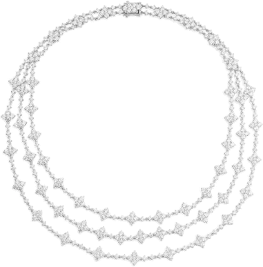 Collier Éclat Triple Chaînes APM Monaco