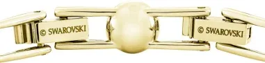 Bracelet Angelic Swarovski or jaune et cristaux blancs — vue 4