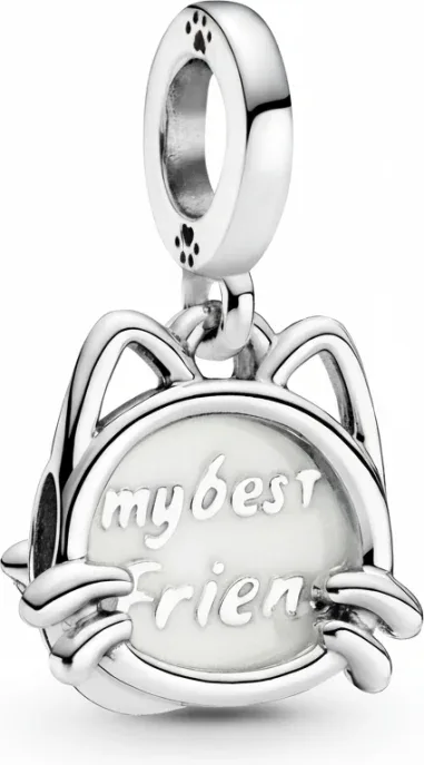 Charm Pandora Mon Chat My Best Friend - Argent 925