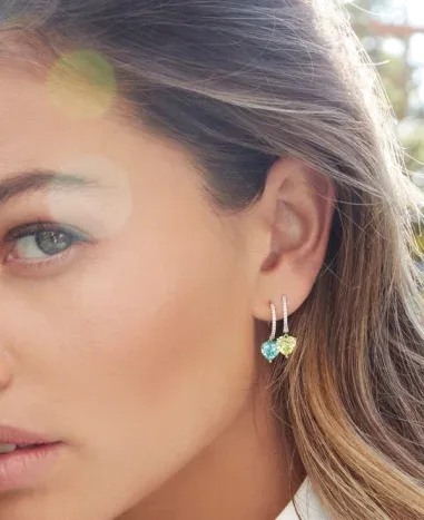 Boucles d'oreilles APM Monaco Argent et Oxyde de Zirconium — vue 8