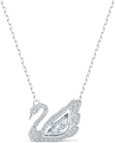Collier Dancing Swan - Pendentif Cygne Swarovski — vue 6
