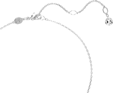 Collier Connexus Rhodium et Cristaux Blancs — vue 3
