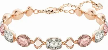 Bracelet Girlfriend Plaqué Or Rose et Cristaux