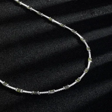 Collier APM Monaco Festival - Cristaux et Pierres Vertes — vue 2