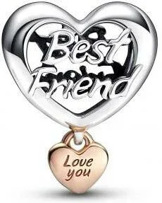 Charm Cœur Love You Best Friend Pandora — vue 2