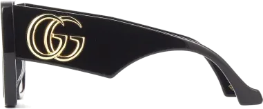 Lunettes de soleil Gucci Logo GG0956S Oversize — vue 2