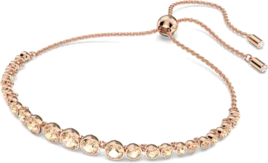 Bracelet Emily Swarovski - Cristaux Roses et Or Rose — vue 2