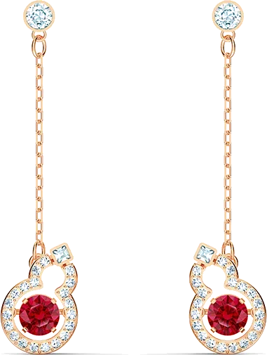 Boucles d'oreilles Full Blessing plaqué or rose