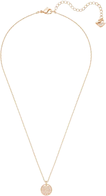 Collier Swarovski Ginger - Or Rose et Cristaux Blancs — vue 3