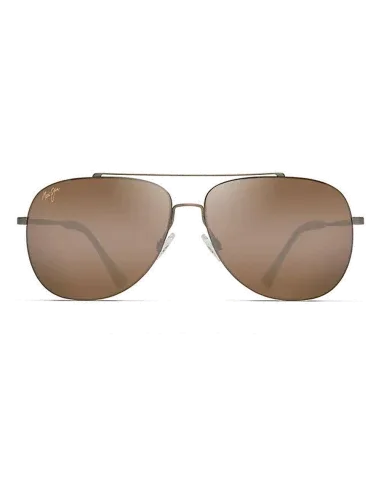 Lunettes de soleil Maui Jim Cinder Cone - Monture pilote marron — vue 3