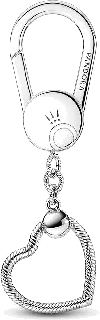 Porte-Charms Pandora Moments Cœur Argenté