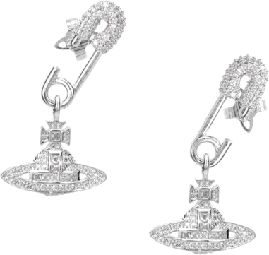 Boucles d'oreilles Épingle de Sûreté Vivienne Westwood