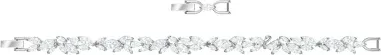 Bracelet Louison Swarovski - Cristaux Blancs Plaqué Rhodium — vue 3
