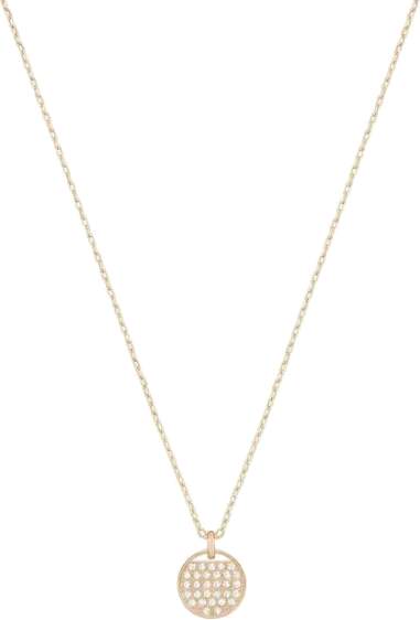Collier Swarovski Ginger - Or Rose et Cristaux Blancs