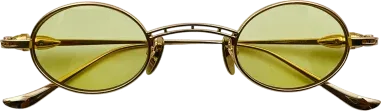 Lunettes de soleil rondes Chrome Hearts vintage en métal — vue 4