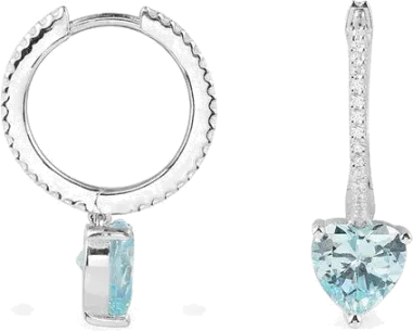 Boucles d'oreilles APM Monaco Argent et Oxyde de Zirconium — vue 2