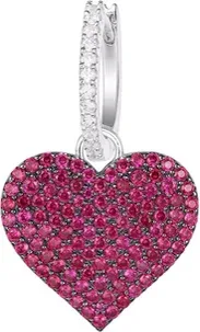 Boucles d'oreilles APM Monaco or rose et zirconium