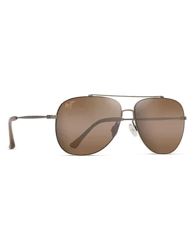 Lunettes de soleil Maui Jim Cinder Cone - Monture pilote marron — vue 2