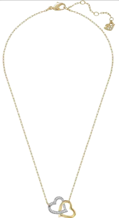 Collier Swarovski Match - Cœurs Or et Cristaux — vue 2